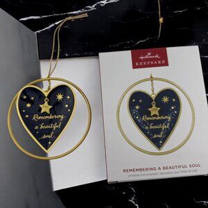 2024 Hallmark Keepsake Memorial Ornament Remembering a Beautiful Soul